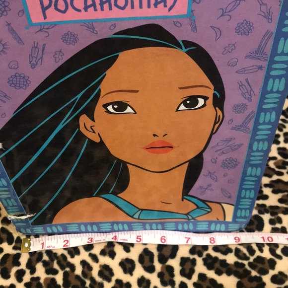 Disney POCAHONTAS Vintage File Folder 90s 🌻 Princess Colors of the Wind School - Picture 15 of 16
